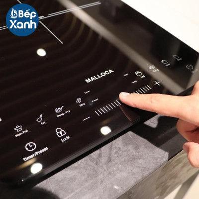 Bếp từ để bàn Malloca MCT-K30 - Công suất 2000W - Hàng Chính Hãng