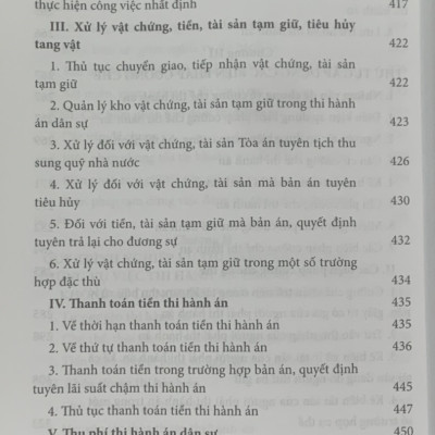 Cẩm nang thi hành án dân sự (Tái bản lần thứ hai, có sửa đổi, bổ sung)