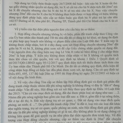 Tuyển tập các bản án của Tòa án nhân dân cấp cao về dân sự và tố tụng dân sự