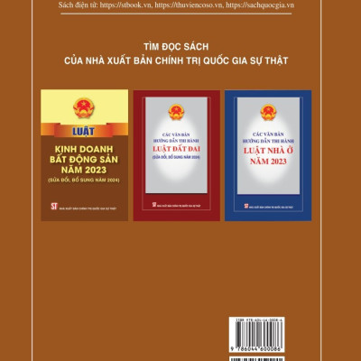 Các văn bản hướng dẫn thi hành Luật kinh doanh bất động sản năm 2023 (sửa đổi, bổ sung năm 2024) - bản in 2025