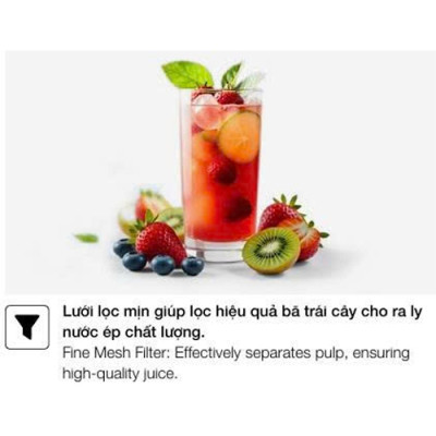 [New] Máy Ép Chậm / SLOW JUICER HS-J81SG 535.43.394 | Hàng chính hãng