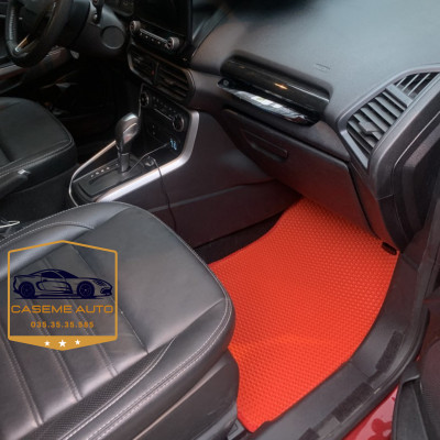 [TOYOTA WIGO] Thảm Trải Sàn, Lót Sàn Ô Tô Cao Su Eudora CloudFoam Thiết Kế Theo Xe Dành Cho Xe TOYOTA WIGO, Chống Nước, Không Mùi, Ngăn Bụi Bẩn, Dễ Vệ Sinh - Hàng Chính Hãng