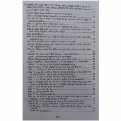 Sách Bình Luận Luật Xử Lý Vi Phạm Hành Chính Và Các Văn Bản Xử Phạt Vi Phạm Hành Chính Trong Lĩnh Vực Giao Thông Đường Bộ, Đất Đai, Môi Trường, An Ninh Trật Tự, Xây Dựng, Thương Mại