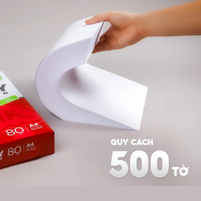 Giấy In, Giấy Photo A4 IK Copy - 500 Tờ - 80 gsm