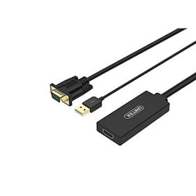 Cáp To VGA K+ USB Audi To  HDMI  L
Unitek (Y-8711)  - HÀNG CHÍNH HÃNG