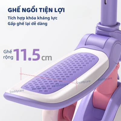 Xe Scooter Mideer, xe trượt cao cấp gấp gọn có ghế ngồi cho bé