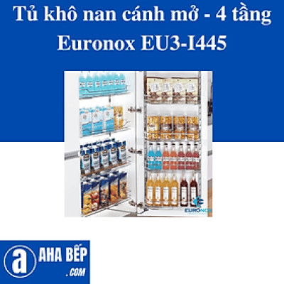 Tủ khô nan cánh mở - 4 tầng Euronox EU3-I445. Hàng Chính Hãng