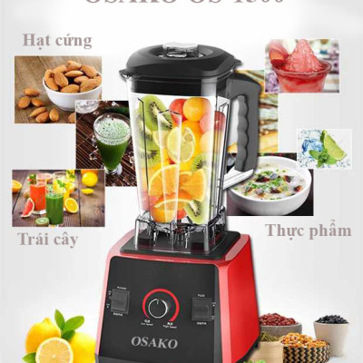 [Hàng chính hãng]Máy xay sinh tố công nghiệp Osako công suất lớn dùng phù hợp gia đình, quán xá, chọn phân loại, có rơ le tự ngắt khi quá tải chống cháy máy.