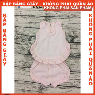 Rập giấy A0 bộ bé gái mã R225 (BẢN VẼ)