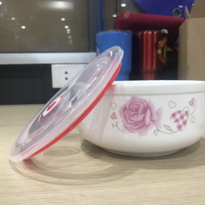 Bộ 3 thố sứ cao cấp đi kèm nắp đậy