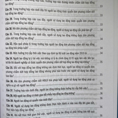 500 Câu hỏi Và Tình Huống Giải Các Vướng Mắc Tranh Chấp Lao Động Theo Bộ Luật lao Động Năm 2019