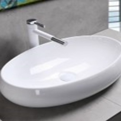 CHẬU LAVABO ELIP TRẮNG GRVL 065Q