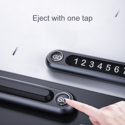 Bảng số liên hệ gắn trên táp lô cao cấp trên ô tô