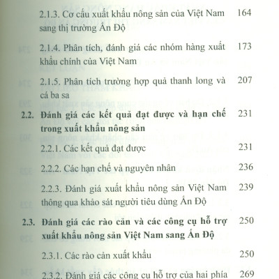 Thúc Đẩy Xuất Khẩu Hàng Nông Sản Của Việt Nam Sang Thị Trường Ấn Độ (Sách chuyên khảo) -  PGS. TS. Nguyễn Xuân Trung chủ biên 