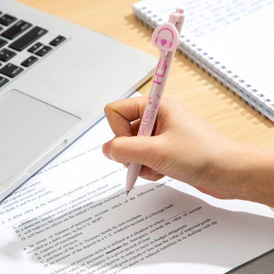 [Sơn Tùng M-TP Collection] Bút Bi Nước Mực Gel Bấm Ngòi 0.5 Nhanh Khô Siêu Mướt Nhiều Mực BST Limited Deli - Viết Bi Học Sinh Văn Phòng - EG17-BL