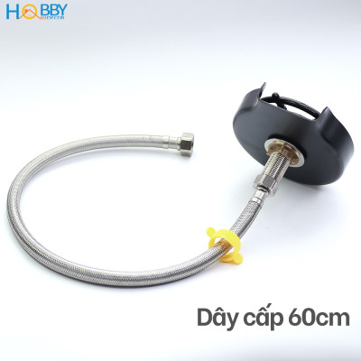 Vòi phun rửa ly cốc tự động inox 304 sơn đen Hobby home decor VRLD