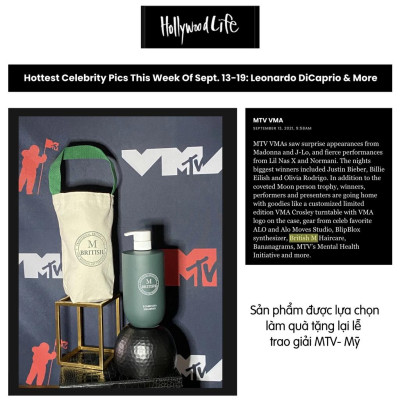 Dầu gội đầu giảm gàu, ngăn gãy rụng phục hồi tóc hư tổn BRITISH M Kompucha Shampoo