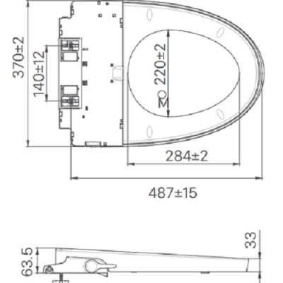 Nắp bồn cầu tự rửa thông minh xịt rửa, vệ sinh phụ nữ INAX CW-S32 (Hàng chính hãng)