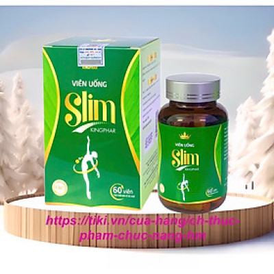 Viên uống Kingphar Slim, hộp 60v, dùng cho người thừa cân, béo phì