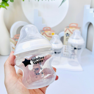COMBO Bình Sữa PPSU Ty Siêu Mềm Tự Nhiên Tommee Tippee Nature Start 150ml & Bình Sữa Ty Siêu Mềm Tự Nhiên 150ml