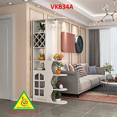 Quầy bar mini, Bàn bar, kệ rượu chia không gian VKB34A - Nội thất lắp ráp Viễn Đông ADV