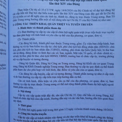 Sách Quy Định Thi Hành Điều Lệ Đảng năm 2025 - V2536D