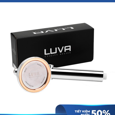 Vòi sen tắm LUVA VS6, bật tắt trên thân sen, bát sen rộng 11cm