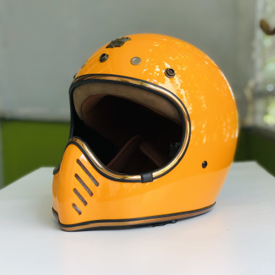 Mũ bảo hiểm xe máy fullface Royal H1 kiểu dáng Vintage đi phượt