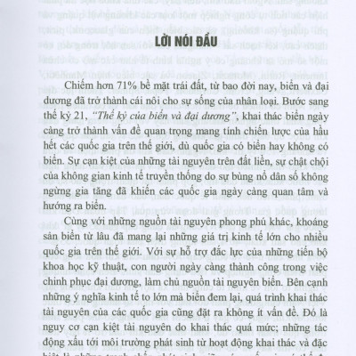 Pháp Luật Quốc Tế Về Quản Lý Tài Nguyên Khoáng Sản Biển Và Thực Tiễn Của Việt Nam