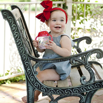 [ 10320-Nuby ] Bình uống nước 270ml, ống hút mỏ vịt làm bằng Silicone