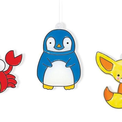 Bộ Màu Vẽ Trang Trí Trên Kính Sun Deco - Amos SD10P6-A - Animal