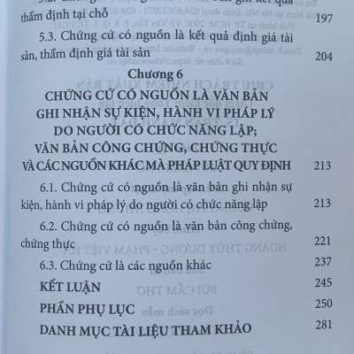 Chứng cứ trong tố tụng dân sự Việt Nam (Sách chuyên khảo)