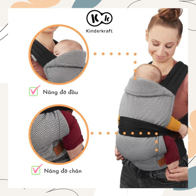 Địu cho bé từ 3 tháng tuổi Kinderkraft Adoree - Hàng chính hãng