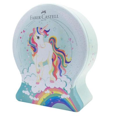Hộp 33 Bút Lông Màu Connector Faber-Castell 15 55 44 - Hộp Hình Ngựa Unicorn