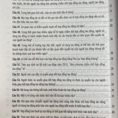 500 Câu hỏi và tình huống giải quyết các vướng mắc tranh chấp lao động