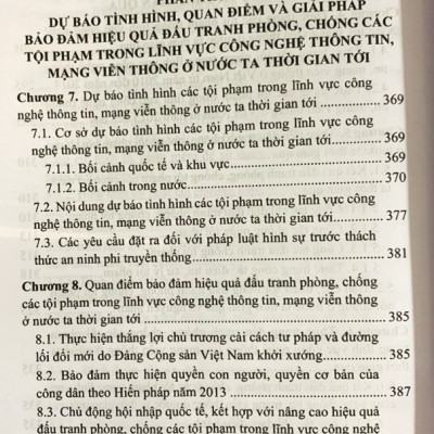 Phòng Chống Tội Phạm Trong Lĩnh Vực Công Nghệ Cao