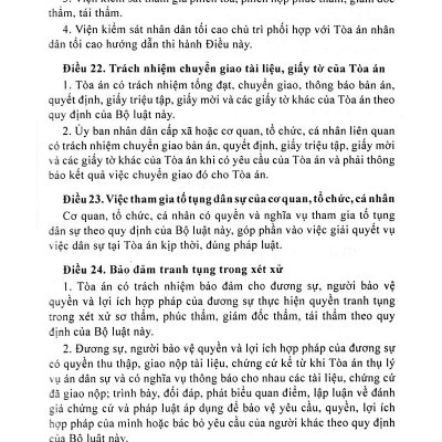 Bộ Luật Tố Tụng Dân Sự Của Nước Cộng Hòa Xã Hội Chủ Nghĩa Việt Nam (2016)