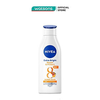 Sữa Dưỡng Thể Nivea SPF30 Dưỡng Trắng Phục Hồi Chống Nắng 200ml