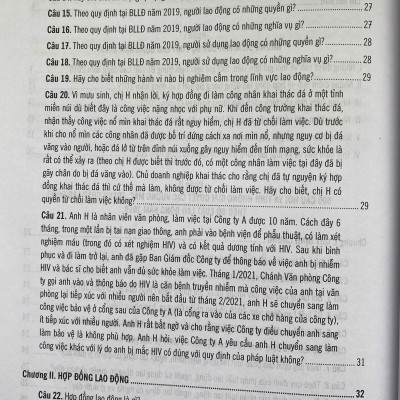 500 Câu hỏi Và Tình Huống Giải Các Vướng Mắc Tranh Chấp Lao Động Theo Bộ Luật lao Động Năm 2019