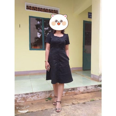 Rập giấy 741- Rập đầm tay phồng cổ vuông (BẢN VẼ)