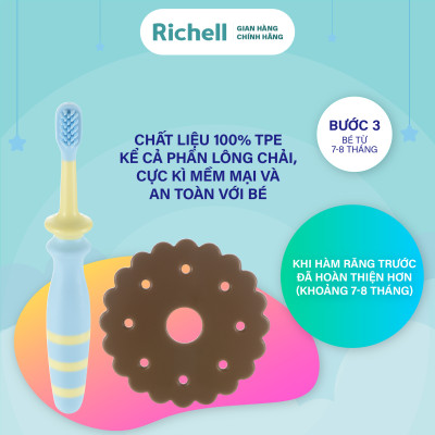 Bàn chải đánh răng trẻ em TLI Richell Nhật Bản | Baby