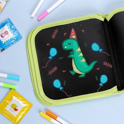 Vở Vẽ Cho Bé, Vở Vẽ Xoá Được Vẽ Đi Vẽ Lại Được Nhiều Lần, 10 Trang Tặng Kèm 6 Bút Vẽ