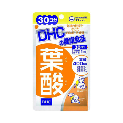 Thực phẩm bảo vệ sức khỏe DHC Folic Acid 30 day (HÀNG CHÍNH HÃNG, CÓ TEM PHỤ )
