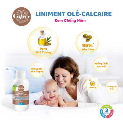 Kem Chống Hăm Gifrer Pháp Liniment Oléo Calcaire 100ml