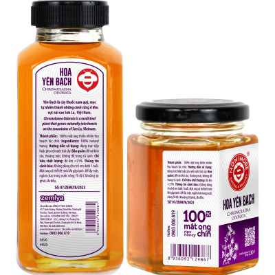 Mật ong chín HONIMORE Hoa Yên Bạch 500g _ Mật ong chín Tây Bắc (Mua 2 tặng 1 cùng loại) 