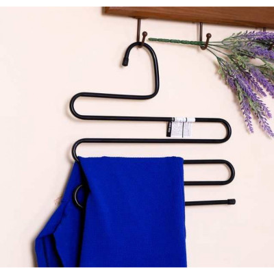 Combo 3 móc 5 tầng Nhà của Mẹ chuyên dùng treo quần và khăn, chất liệu sắt sơn chống gỉ- màu sắc giao ngẫu nhiên