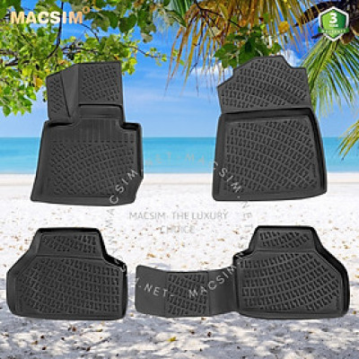 Thảm lót sàn ô tô nhựa TPU Silicon BMW X1 2015+(F48) Nhãn hiệu Macsim