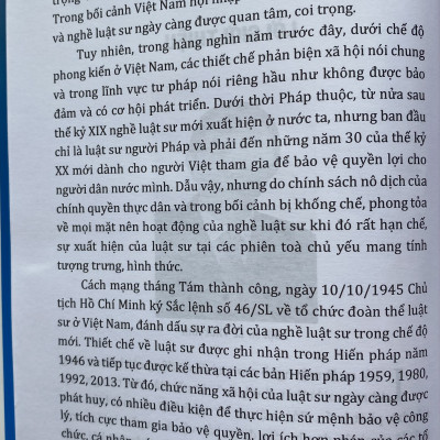 Luật Sư Và Nghề Luật Sư Ở Việt Nam 