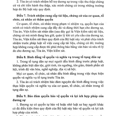 Bộ Luật Tố Tụng Dân Sự Của Nước Cộng Hòa Xã Hội Chủ Nghĩa Việt Nam (2016)