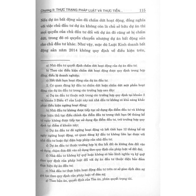 Pháp luật về chuyển nhượng, góp vốn các dự án bất động sản của doanh nghiệp kinh doanh bất động sản